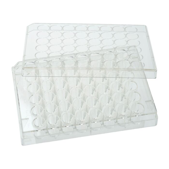 Celltreat 48 Well Tissue Culture Plate with Lid, Individual, Sterile, cs/50