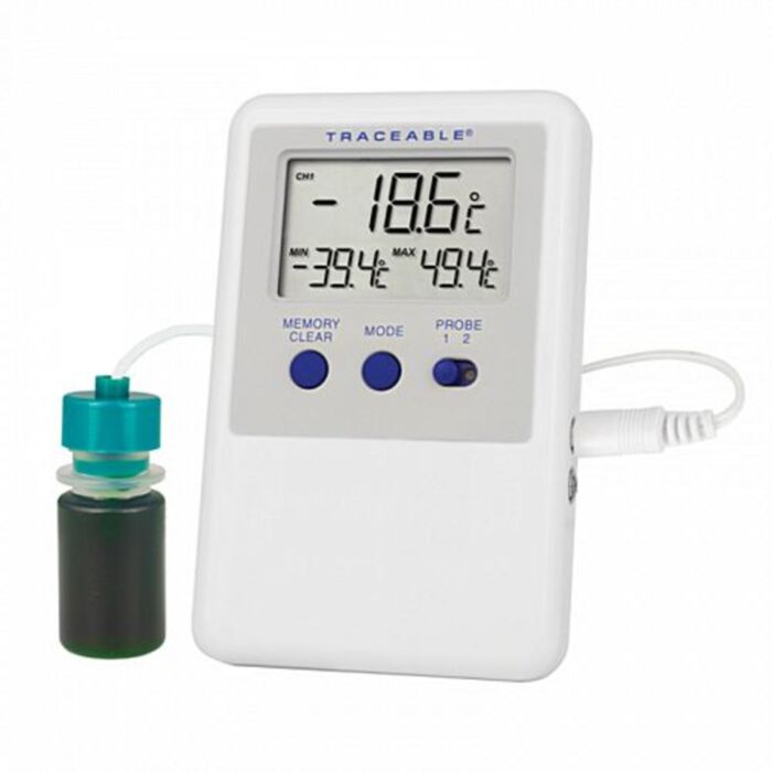 Control Company 4737 Ultra Refrigerator/Freezer Thermometer, (1) bottle probe