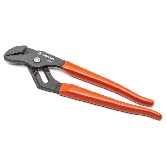 Crescent RT210CVN 10" Tongue/Groove Plier, Straight Jaw, Black Phosphate