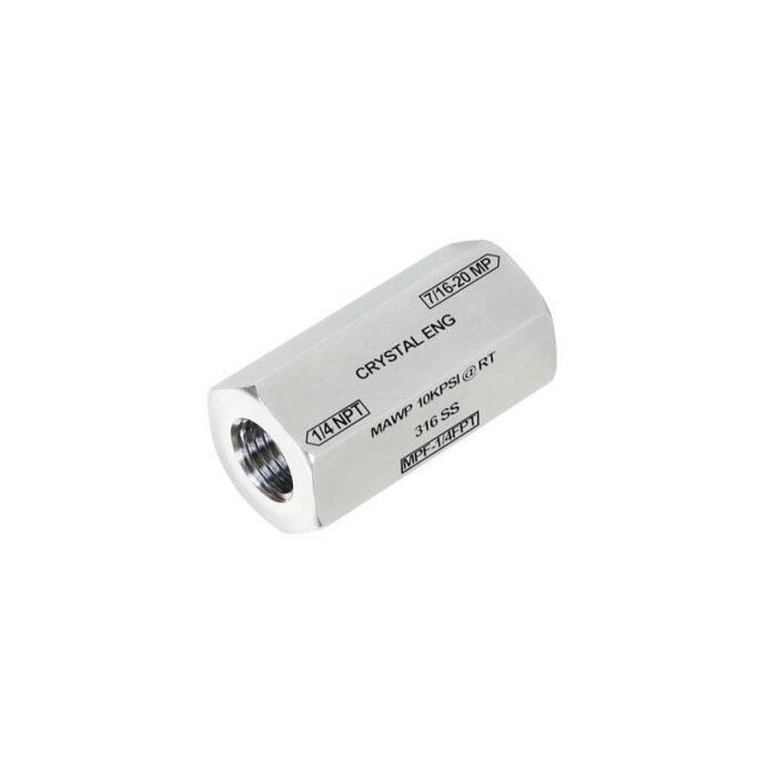 Crystal MPF-1/4FPT 1/4"NPTF Pressure Fitting