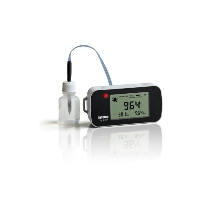 Onset CX402-T215 InTemp Temperature Logger, 2m probe and 15 mL glycol bottle