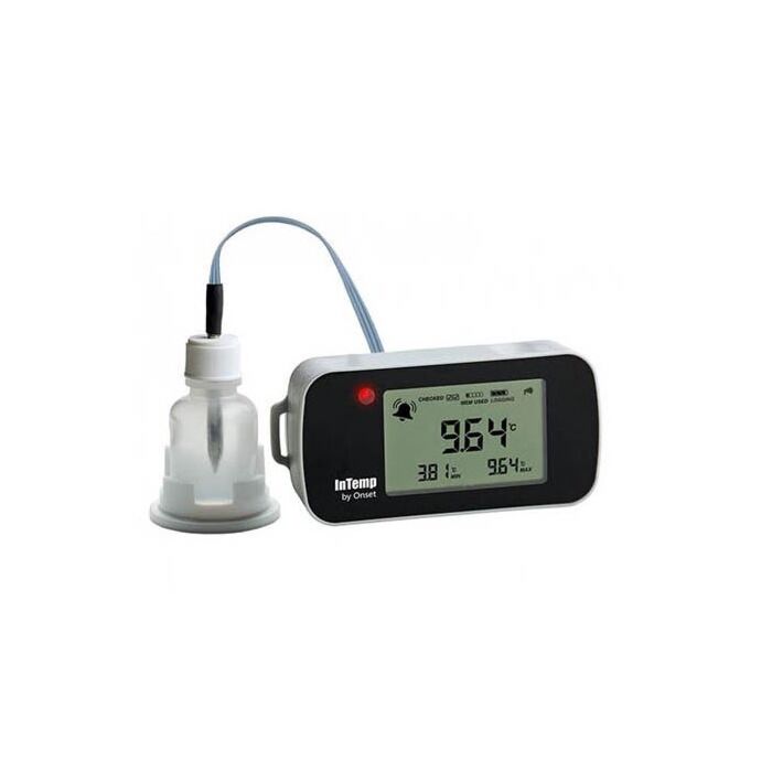 Onset CX402-T415 InTemp Data Logger, 4M Temp Probe, 15mL bottle