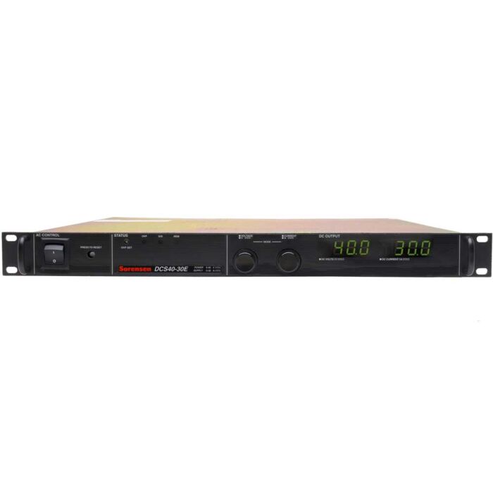 Ametek Programmable Power DCS40-30EM9CR DC Power Supply, 1200 W, 40 V 30 A, M9C