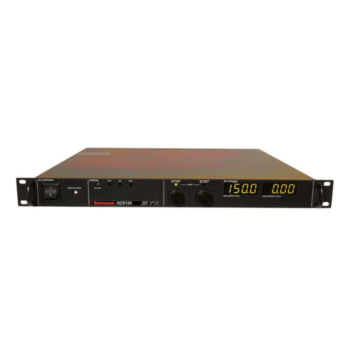 
Ametek Programmable Power DCS150-8EM9CR DC Power Supply, 1200 W, 150 V 8 A, M9C
