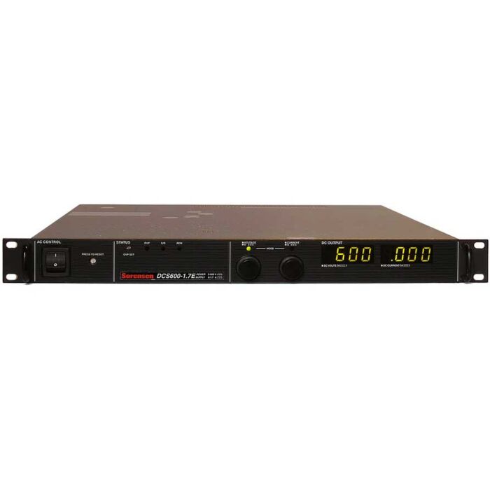 Ametek Programmable Power DCS600-1.7EM130R DC Power Supply, 1020 W, 600 V 1.7 A, M130