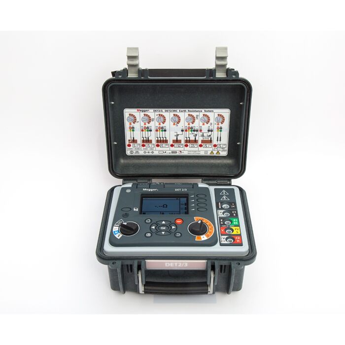 Megger DET2/3 50M KIT DET2/3 Ground Tester, 165ft (50m) Kit