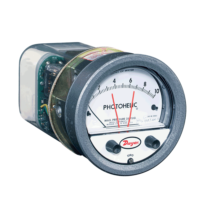 Dwyer A3000-0 Photohelic Pressure Switch/Gage
