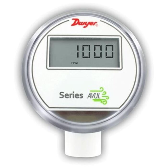 Dwyer Instruments AVUL-5DA1-LCD Air velocity transmitter, 5% Accuracy with LCD