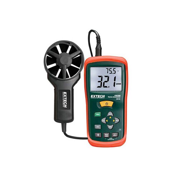 Extech AN100 CFM/CMM Mini Thermo-Anemometer