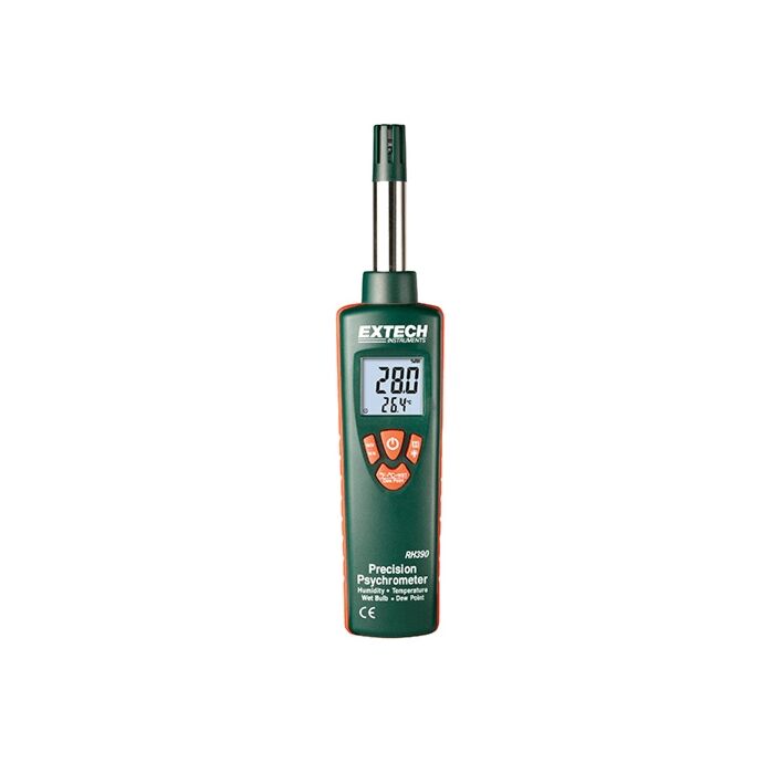 Extech RH390 Precision Psychrometer, Humidity/Temperature, DewPoint & Wetbulb