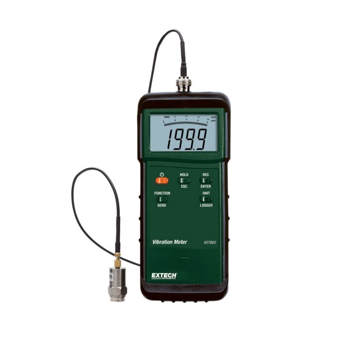 Extech 407860 Vibration Meter/Hd with Displacement Function
