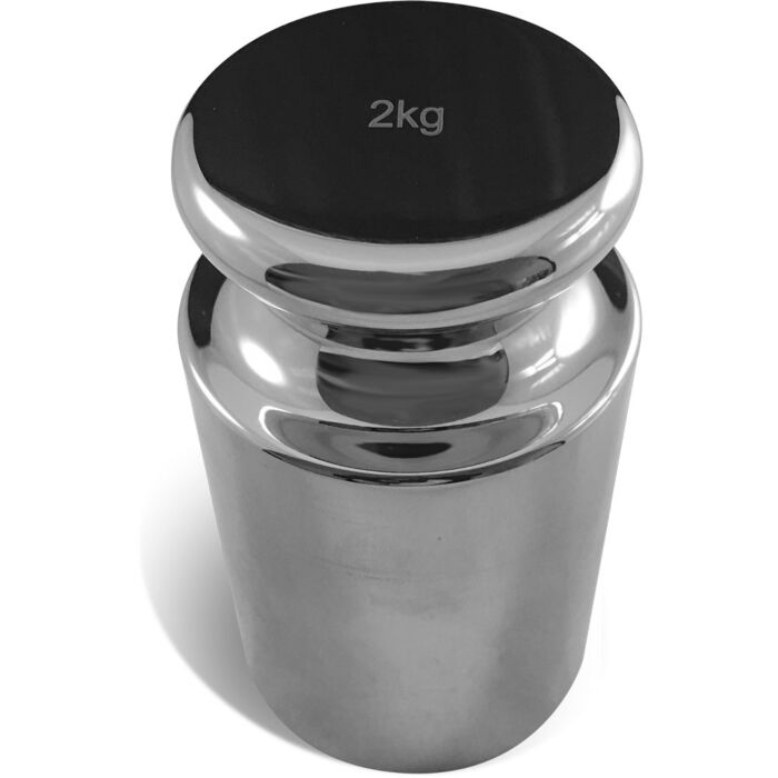 PROCISION 11122311-316L 2kg Weight, 316L SS, OIML F1 +/- 10 mg