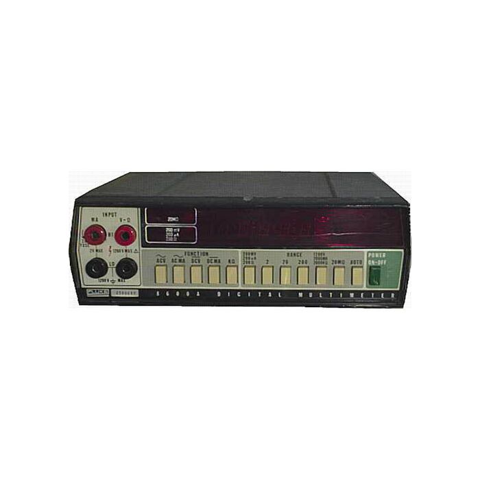 Fluke 8600A for Rent, Digital Multimeter, 4.5 Digit, VDC 200mV to 1200V