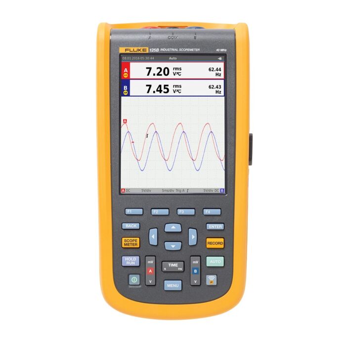 Fluke 125B for Rent, Industrial Scopemeter, 40MHz