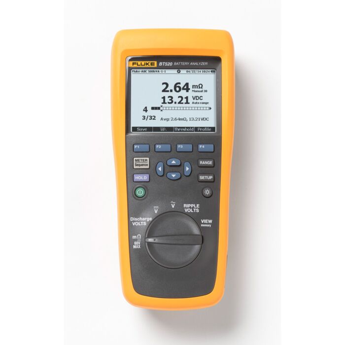 Fluke BT520ANG Battery Analyzer w/Angled (No temp)&straight (no temp) probes