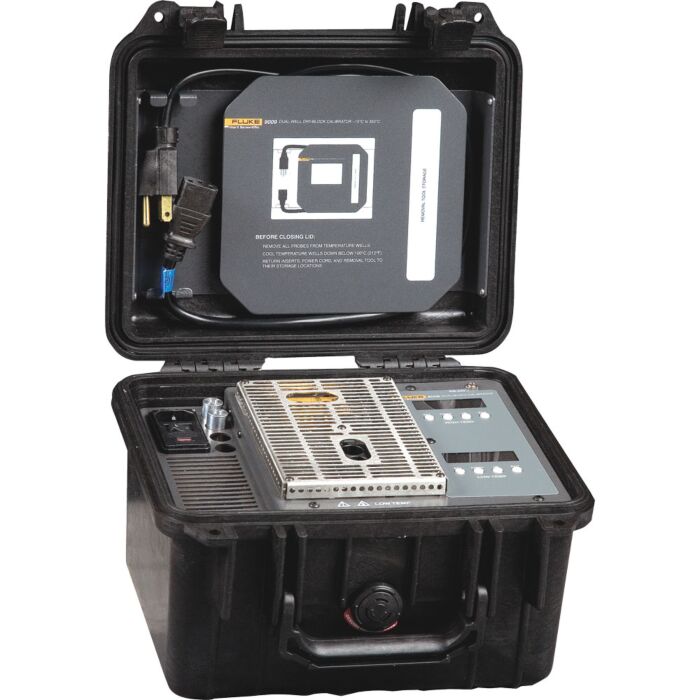 Fluke Calibration 9009-B Dual Block Calibrator, -15C to 350C