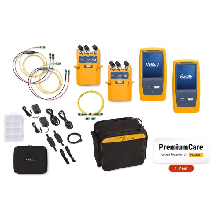 Fluke Networks CFM-100S INTL/GLD 1-Mode OLTS Kit w/ Wi-Fi, 1-Yr Gold Support, International