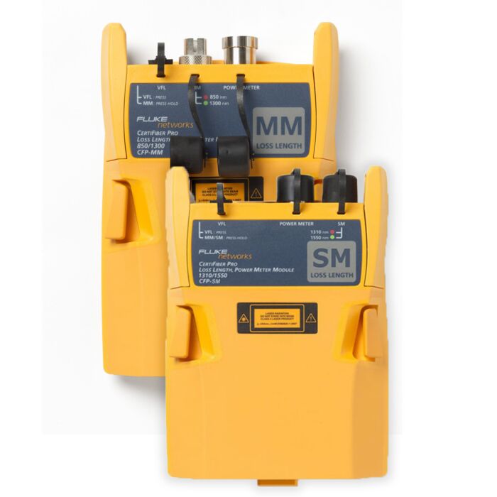 Fluke Networks CERTIFIBER QUAD for Rent, CertiFiber Pro Quad OLTS Quad (SM & MM); Pair of Modules