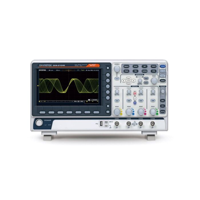 GW Instek GDS-2104E 100MHz Digital Oscilloscope 1GS/s, 4 Ch