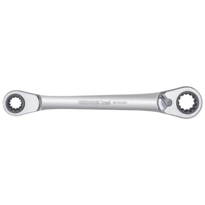 Gedore Red R07501002 2pc.Double Box Ratchet Wrench Set,Reversible