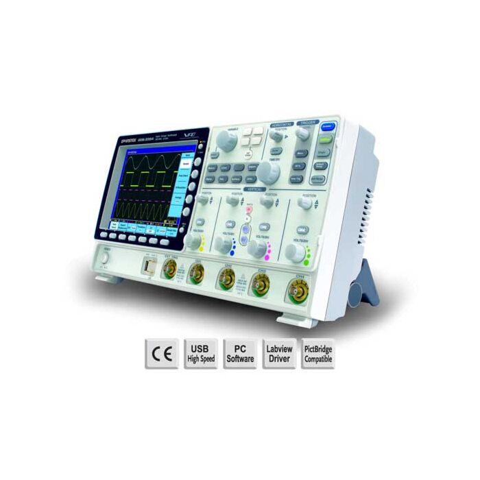 
GW Instek GDS-3504 500MHz, 4 Channel, Visual Persistence Digital Oscilloscope

