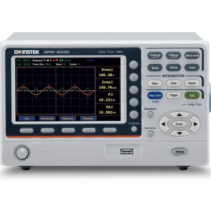 GW Instek GPM-8330  3 Channel Digital Power Meter with LAB/USB/RS-232