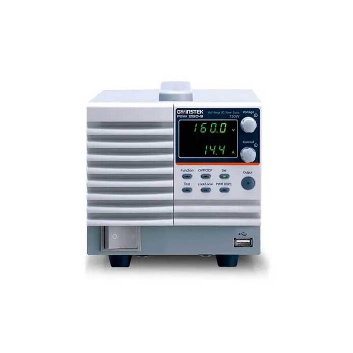 GW Instek PSW 250-9 Programmable DC Power Supply, 250VDC, Auto-ranging (720W)