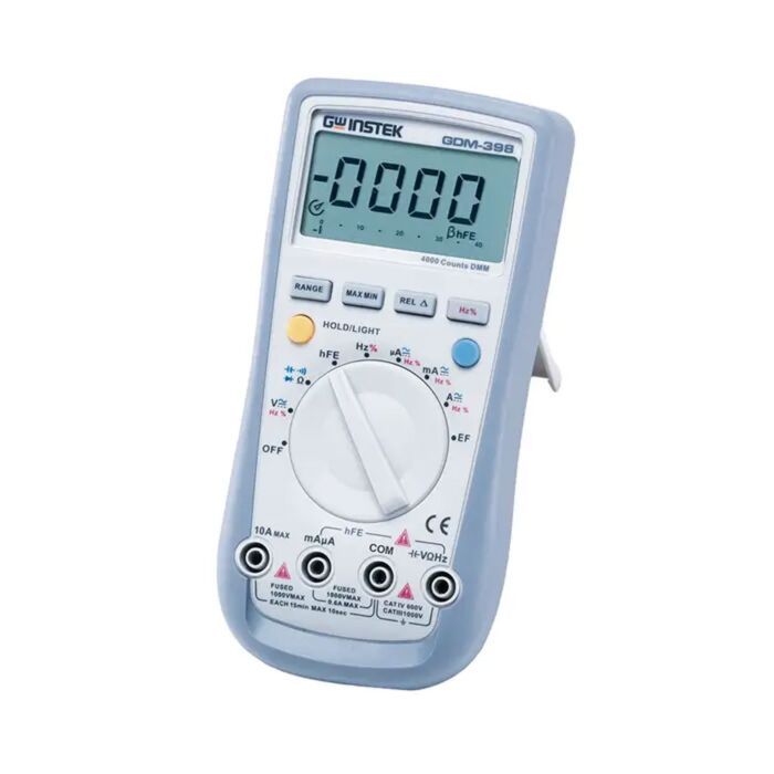 GW Instek GDM-398 Handheld Digital Multimeter, 4 3/4 digits w/RS-232, MIN/MAX