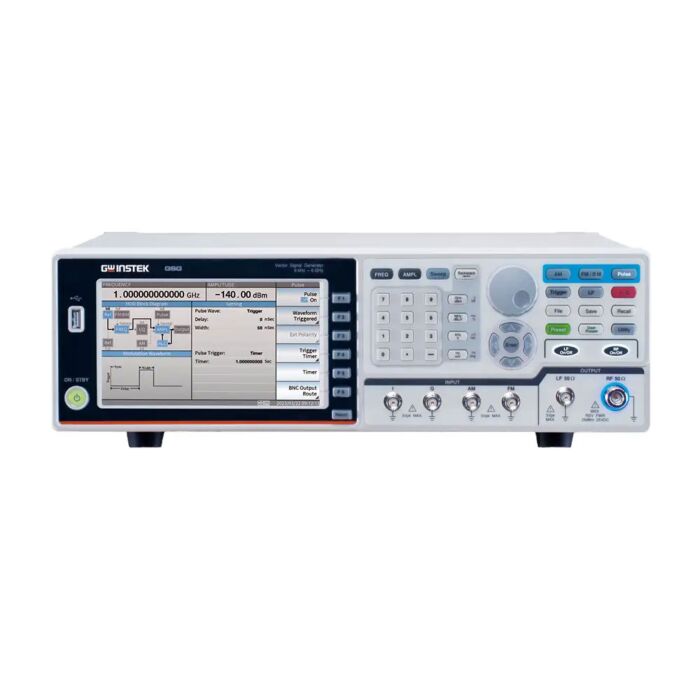 GW Instek GSG-2160AUX 6GHz RF Generator with Digital I/Q Modulation with GPIB