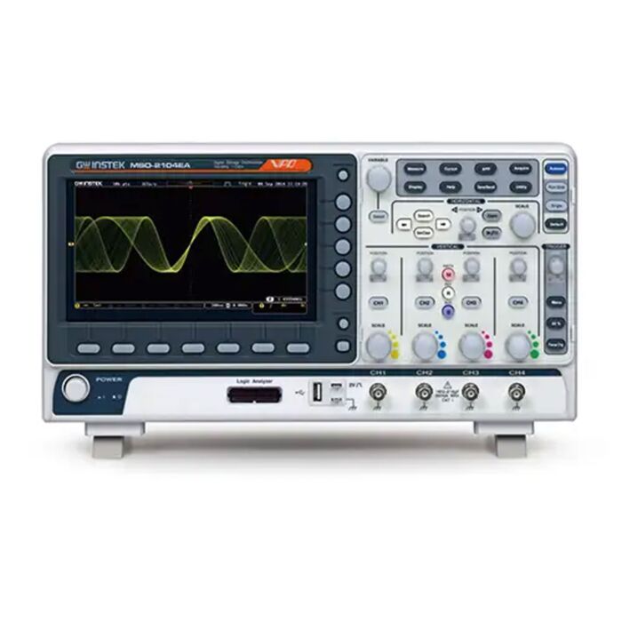 GW Instek MSO-2202EA 200MHz, 2-ch, Digital Storage Oscilloscope, 25MHz Arbitrary Function Generator