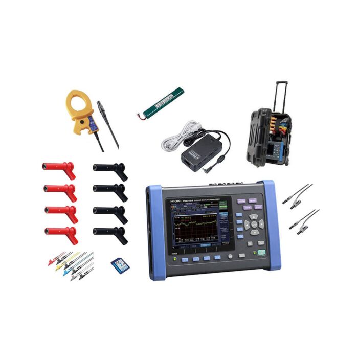 Hioki PQ3198-600-KIT 3-Phase 4-Wire Power Quality Analyzer 600A Kit