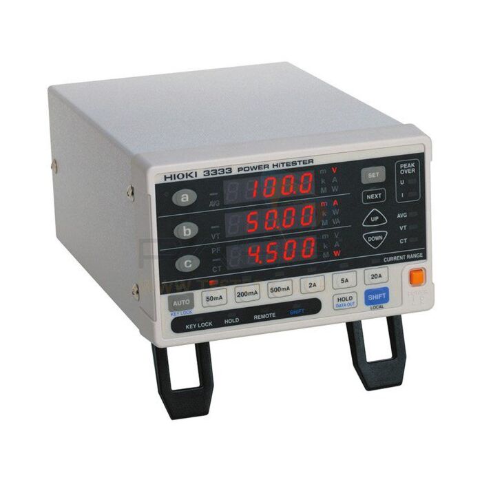 Hioki 3333 Power HiTester, Single-Phase, Direct Input 