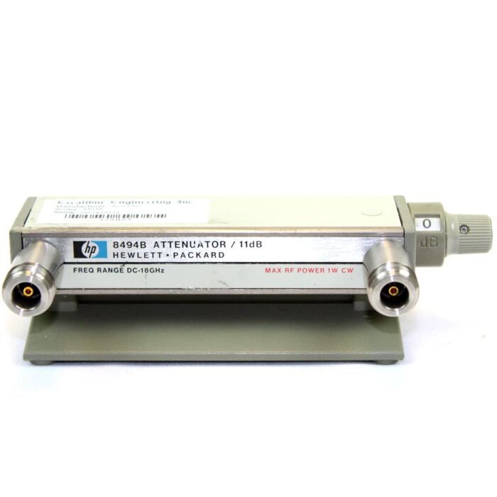 Used Keysight Technologies 8494B Manual Step Attenuator DC