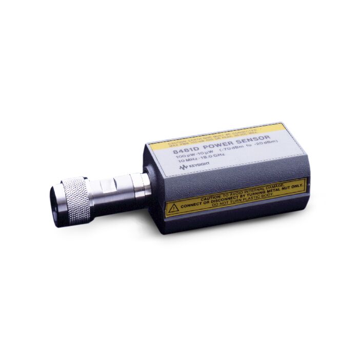 Keysight 8481D Power Sensor, 10MHz to 18GHz, -70 to -20dBm