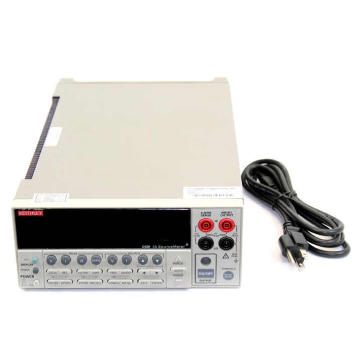 Used Keithley 2420 High-Current SourceMeter, 60V & 3A, 60W, for Sale