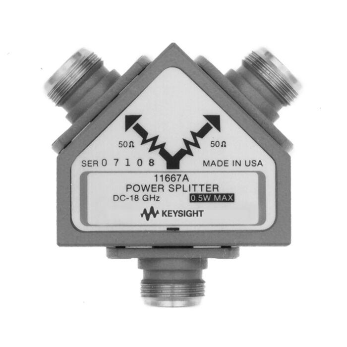 Keysight 11667A DC-18GHz Power Splitter, Type N, 50ohm