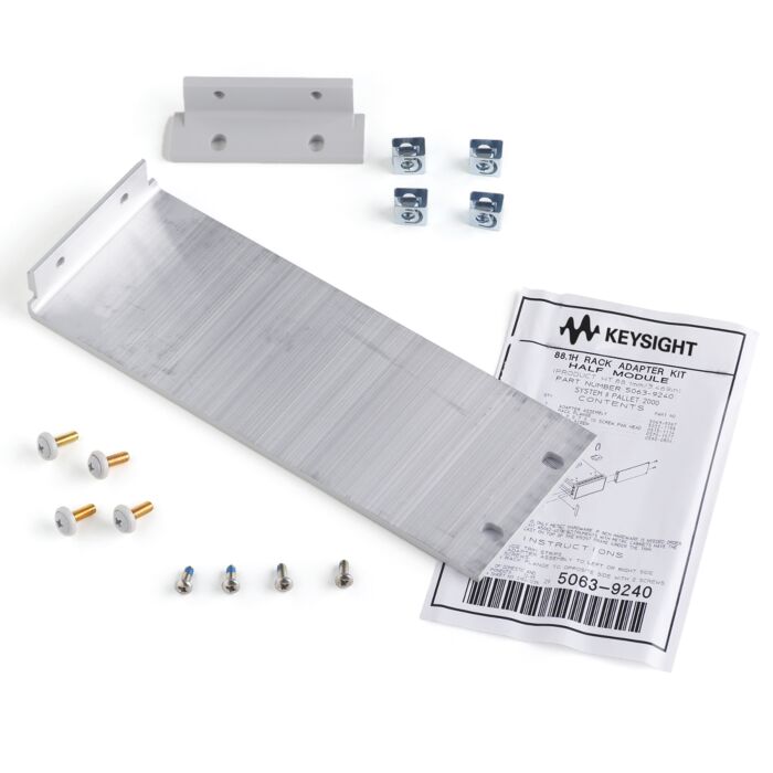 Keysight 34190A Rackmount Flange with Adapter Kit, 88.1mmH, (2U)-1 Flange Bracket and Adapter