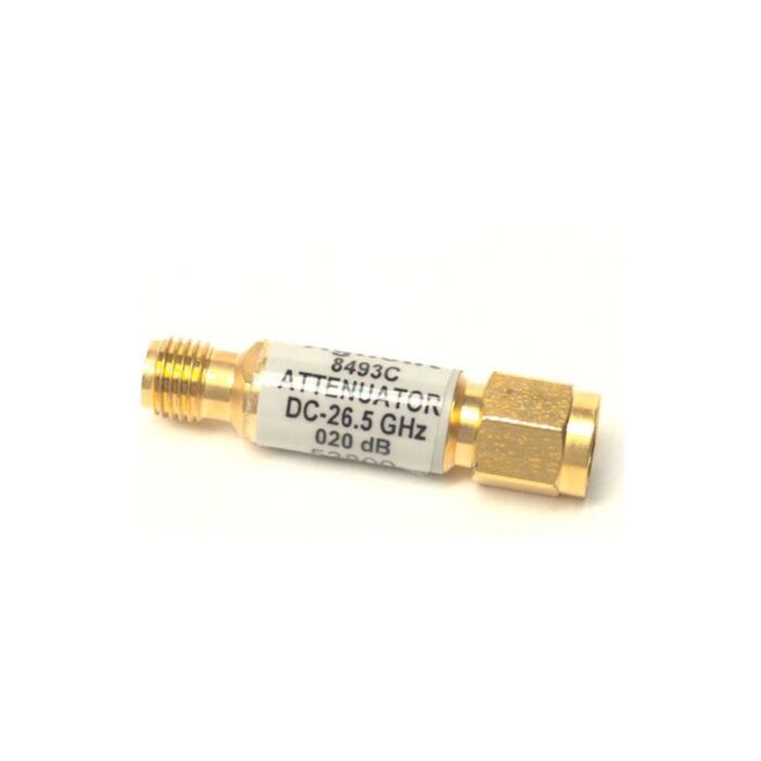 Keysight 8493C-020 Coaxial Fixed Attenuator, DC to 26.5GHz, 20 dB Attenuator