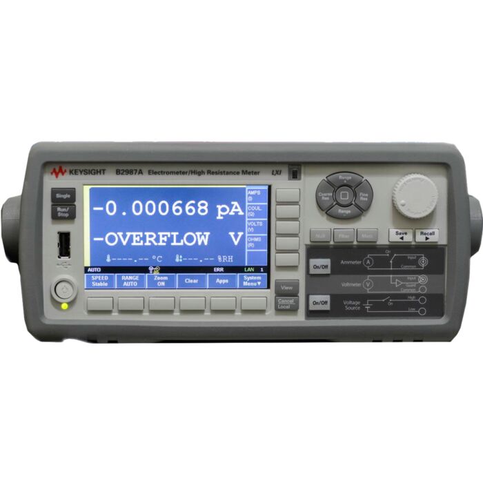 Keysight B2981A for Rent, Femto/Picoammeter, 0.01fA