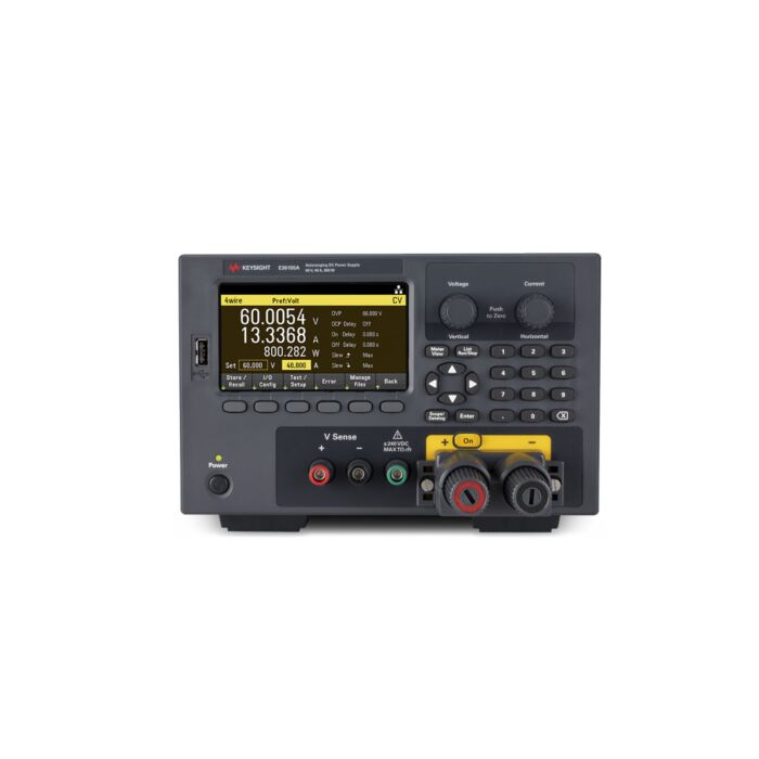 Keysight E36155A DC power supply, single-output, auto-range: 60V, 40A, 800W