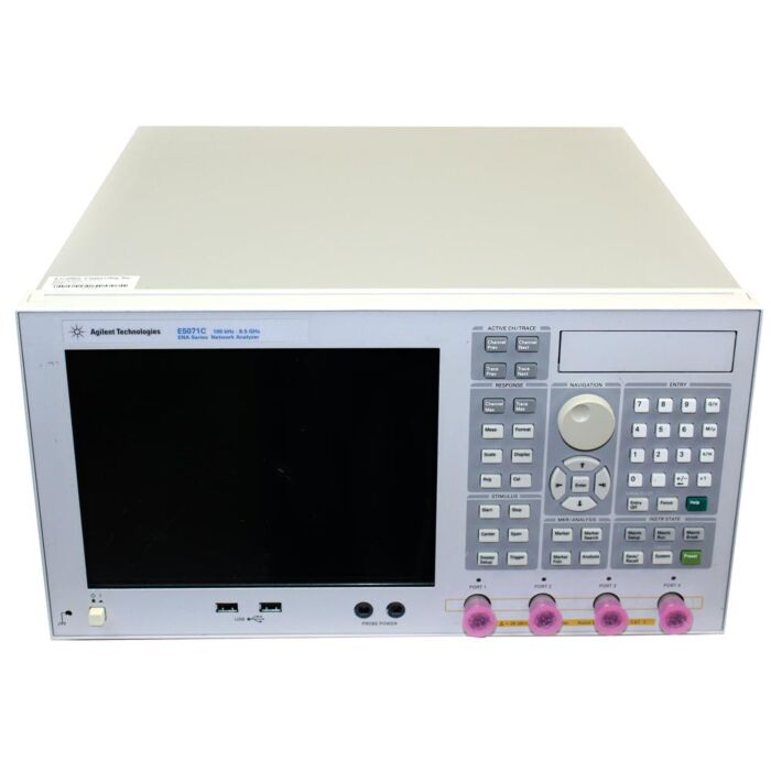 Used Keysight Technologies E5071C RF Network Analyzer
