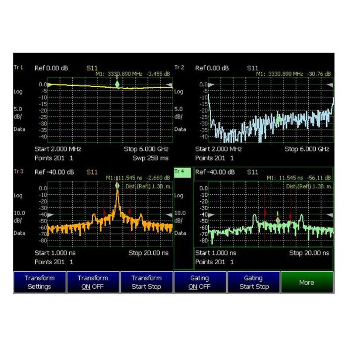 Keysight N9917B-010 Vector network analyzer, time domain