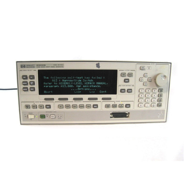 Keysight 83630B for Rent, Synthesized Swept-Signal Generator