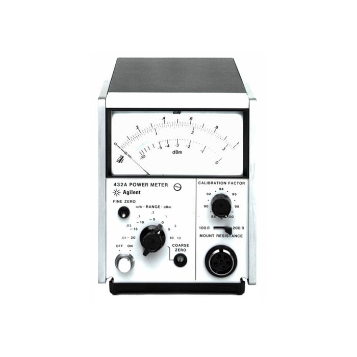 Keysight 432A for Rent, Analog Power Meter, 7 Ranges with Full-Scale Readings
