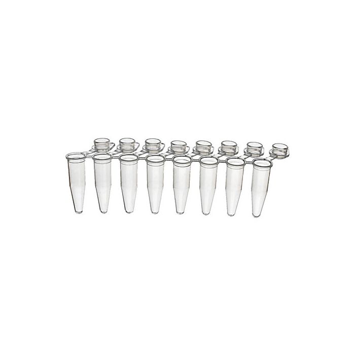 Labcon 3925-550-000-9 PurePlus .2mL 8-Well PCR Tube Strips w/Bubble Caps,pk/120