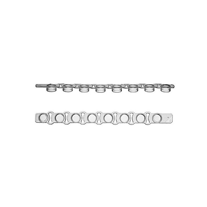 Labcon 3942-850-000-9 PurePlus 8-Well PCR Tube Strip Caps, in Bags, Pack of 125