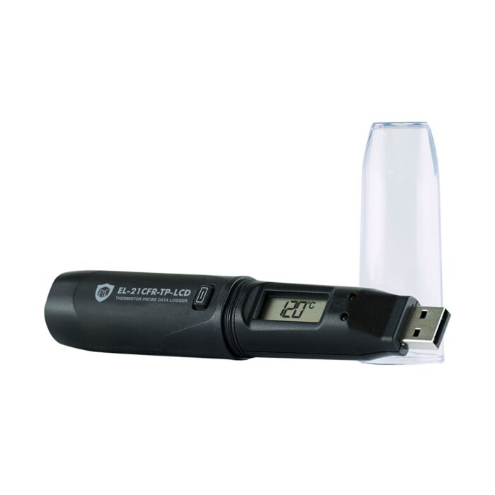 Lascar EL-21CFR-TP-LCD EasyLog 21CFR Compatible Temp Probe Data Logger w/ LCD Screen