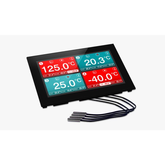 Lascar EL-SGD70-ATP Four-Channel Temp Data Logger  w/ 7" Capacitive Touch Display