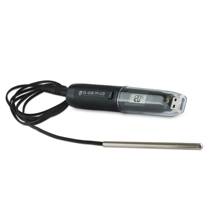 Lascar EL-USB-TP-LCD+ High Accuracy Temperature Probe Data Logger with LCD screen