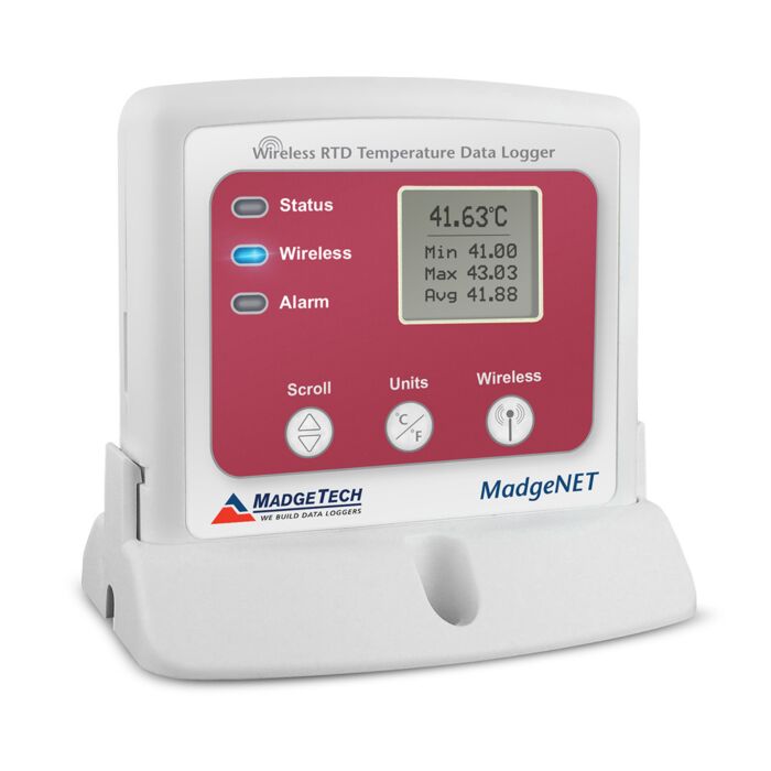 MadgeTech RFRTDTEMP2000A Wireless Precision RTD Based Temperature Data Logger w/LCD
